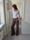 Siv jeans - Brun