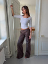 Siv jeans - Brun