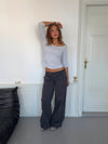 Hanna jeans - Mørkegrå