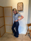 Senia bootcut jeans - Mørkeblå