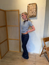Senia bootcut jeans - Mørkeblå