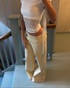 Siv jeans - Lys gul