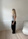 Tuva lavtaljede jeans - Sort