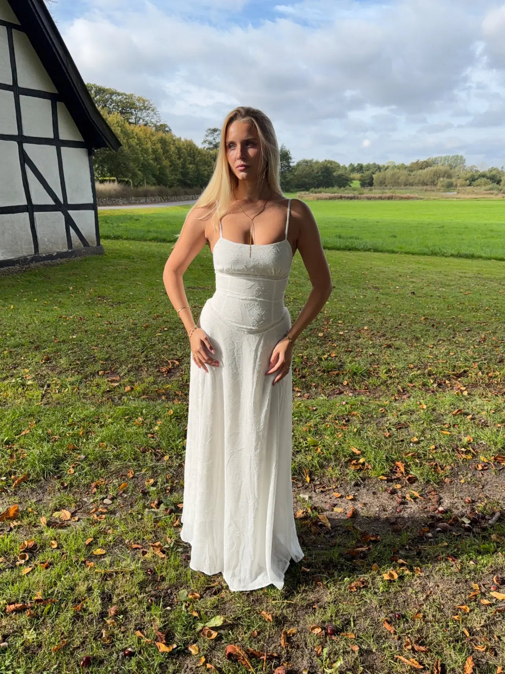 Tilde kjole - Hvid