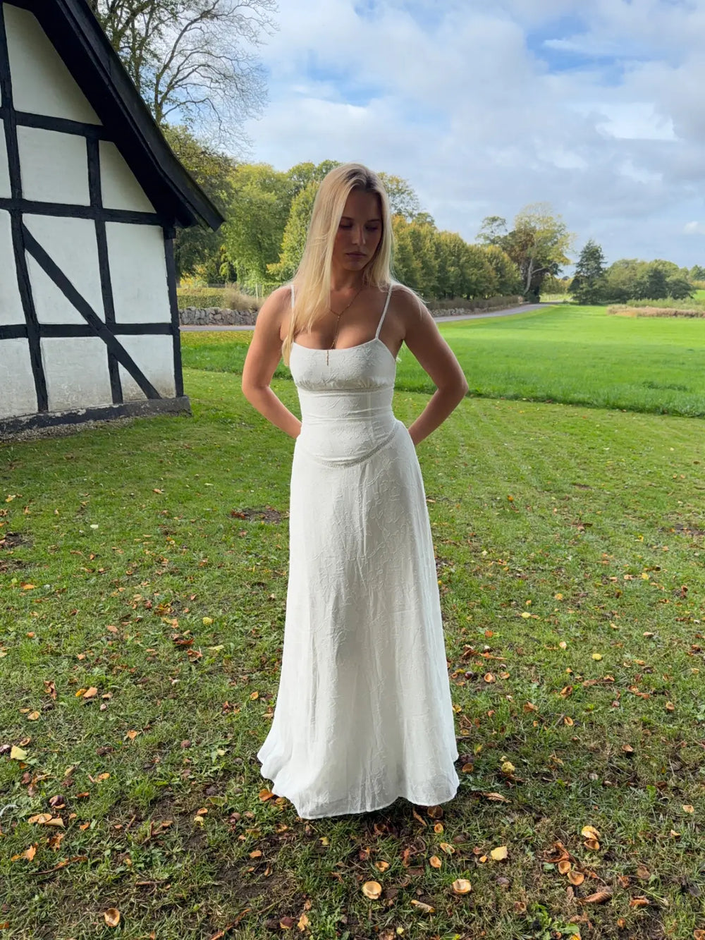 Tilde kjole - Hvid