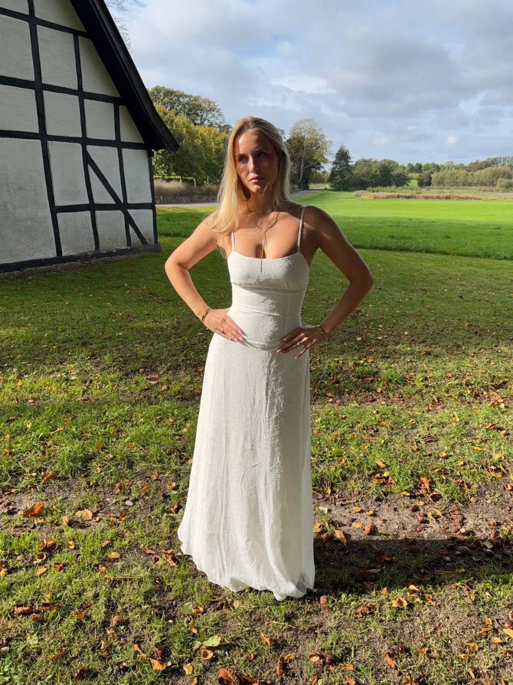 Tilde kjole - Hvid