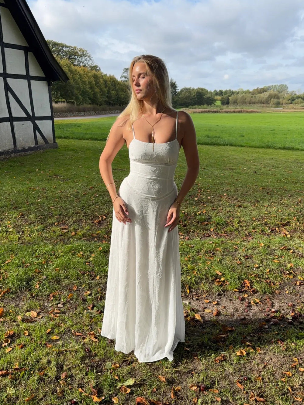 Tilde kjole - Hvid