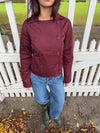 Faye kort trenchcoat - Bordeaux