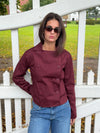 Faye kort trenchcoat - Bordeaux