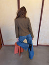 Anahita kort blazer - Kaki