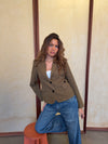Anahita kort blazer - Kaki