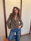 Anahita kort blazer - Kaki