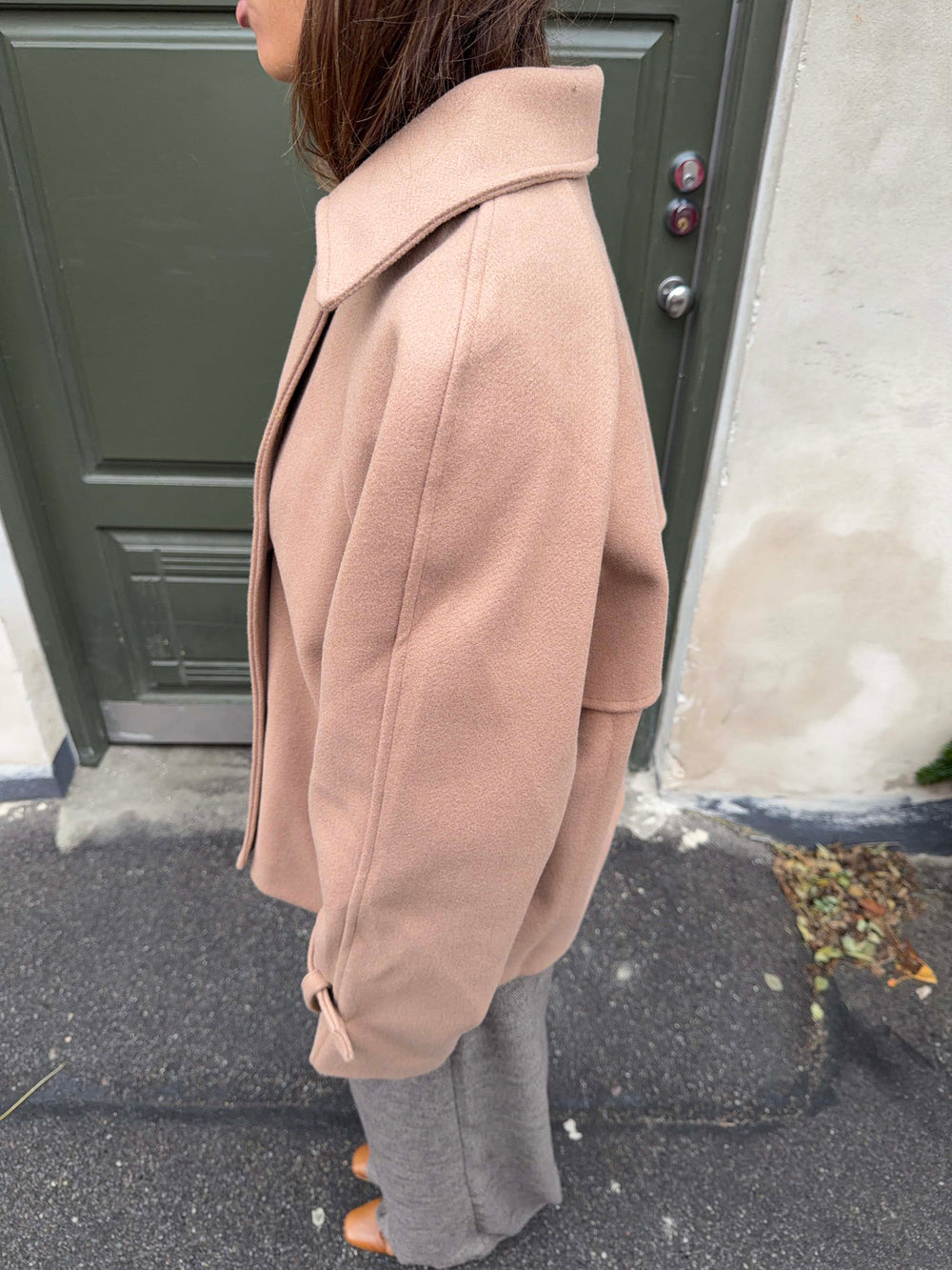 Patricia kort trenchcoat - Beige