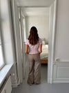Selia lavtaljede jeans - Taupe