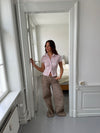 Selia lavtaljede jeans - Taupe
