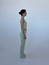 Essential flared pants - Matcha