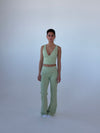 Essential flared pants - Matcha