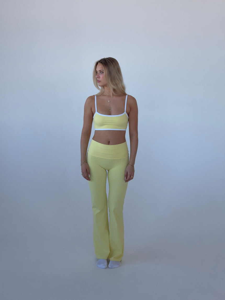 Essential flared pants - Butter