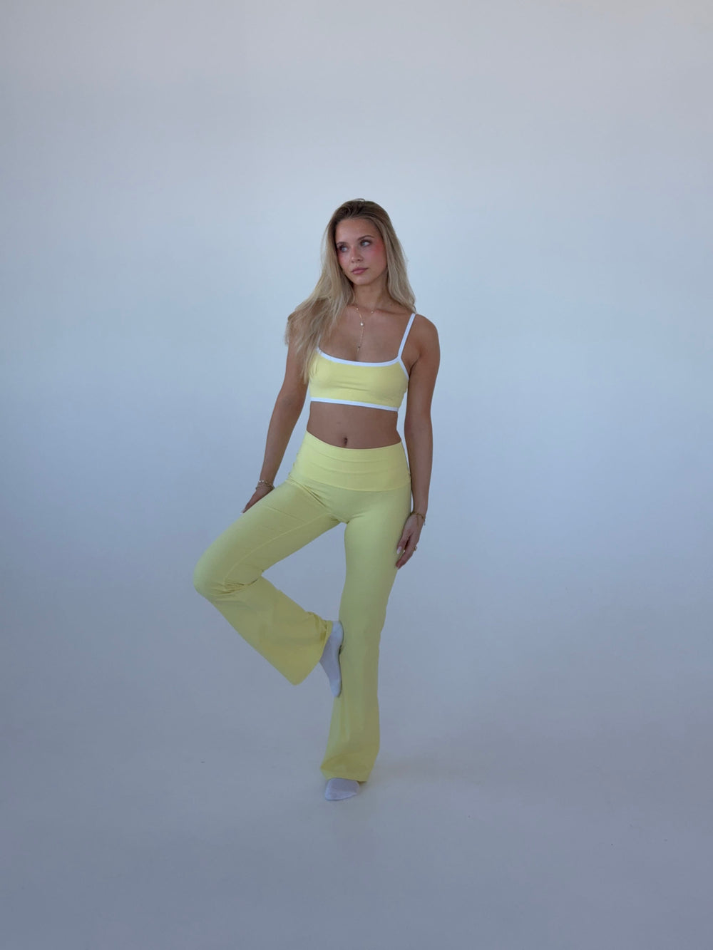 Essential flared pants - Butter