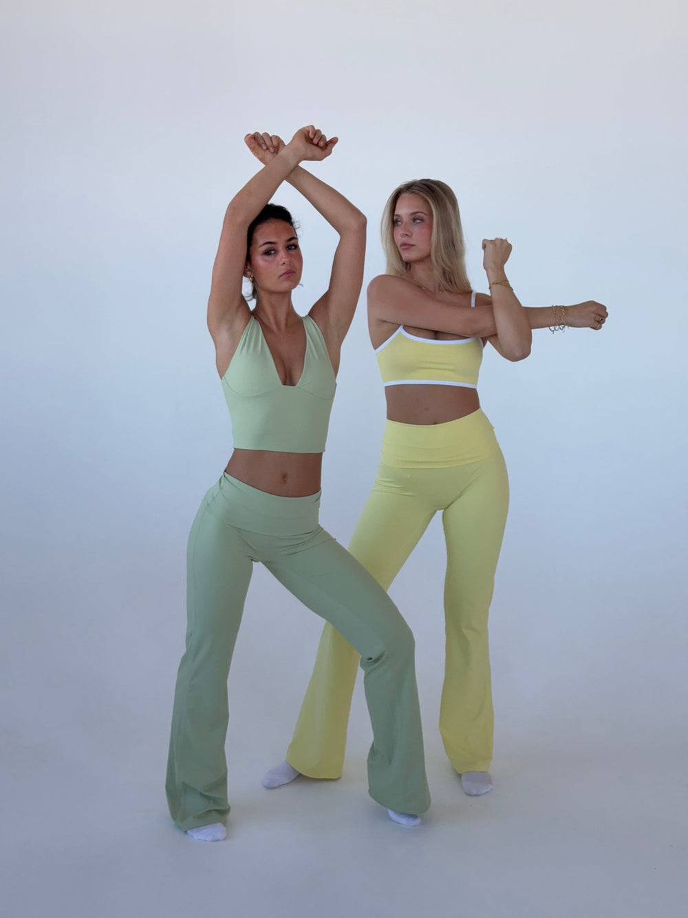 Essential flared pants - Butter