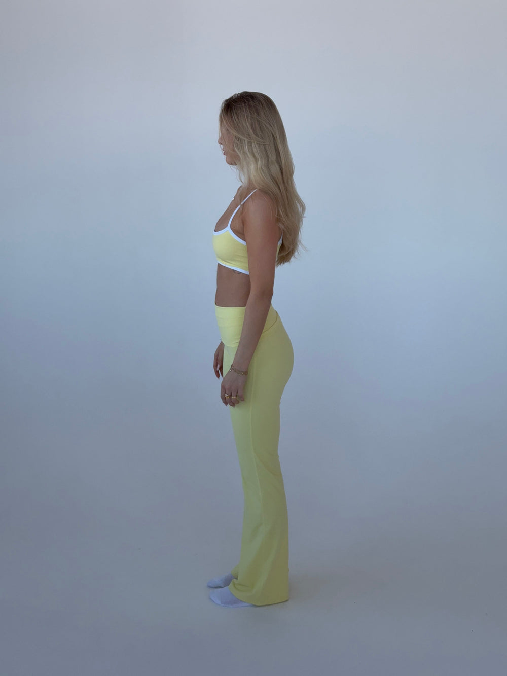 Essential flared pants - Butter
