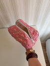 Honey lille toilettaske med blomster - Pink