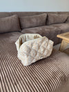 Honey lille toilettaske med mønster - Beige