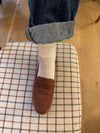Pilou loafers i ruskind - brun