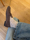 Watson loafers i ruskind - Mørkebrun