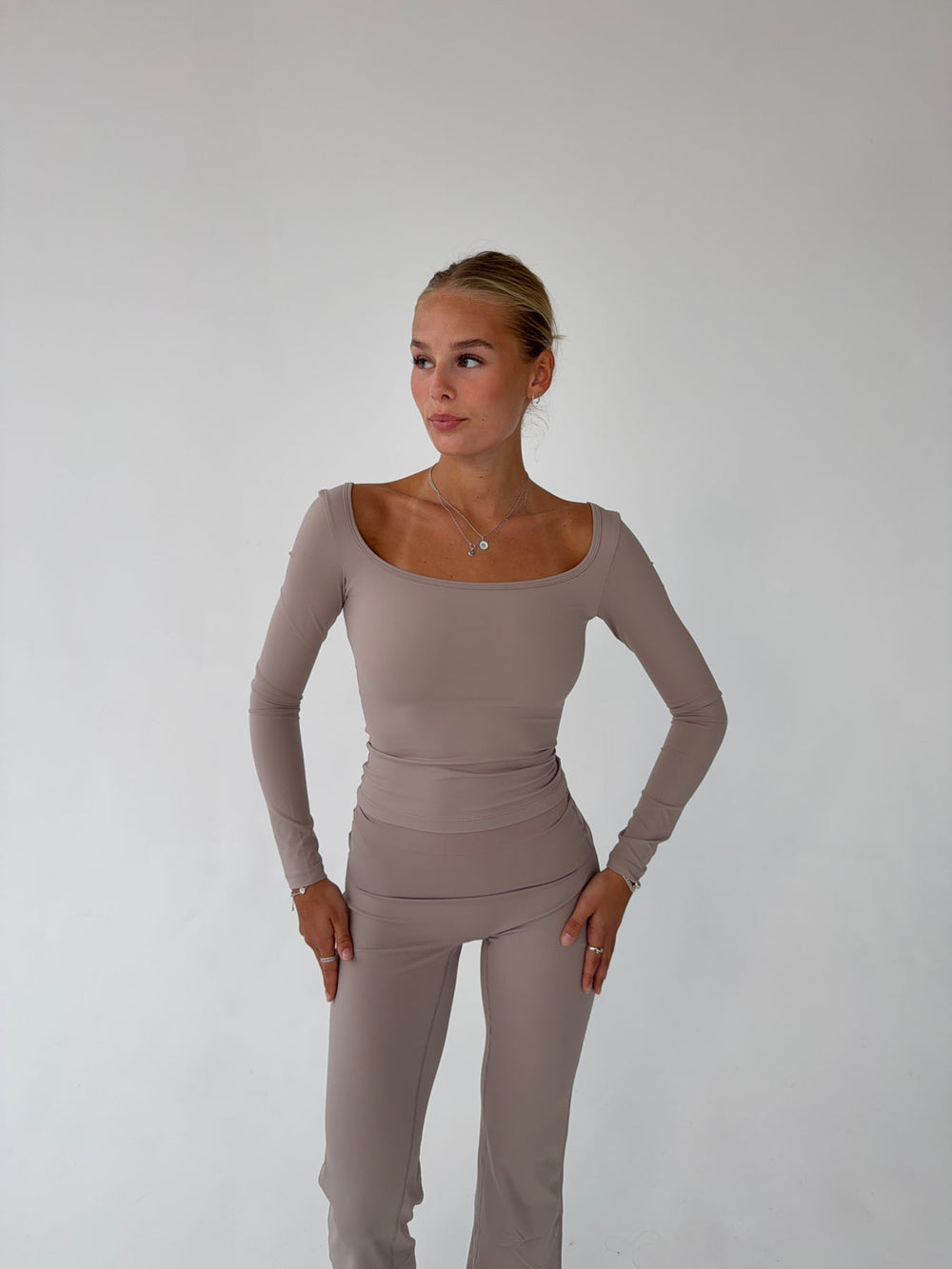 Clarity longsleeve blouse - Ash