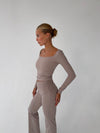 Clarity longsleeve blouse - Ash