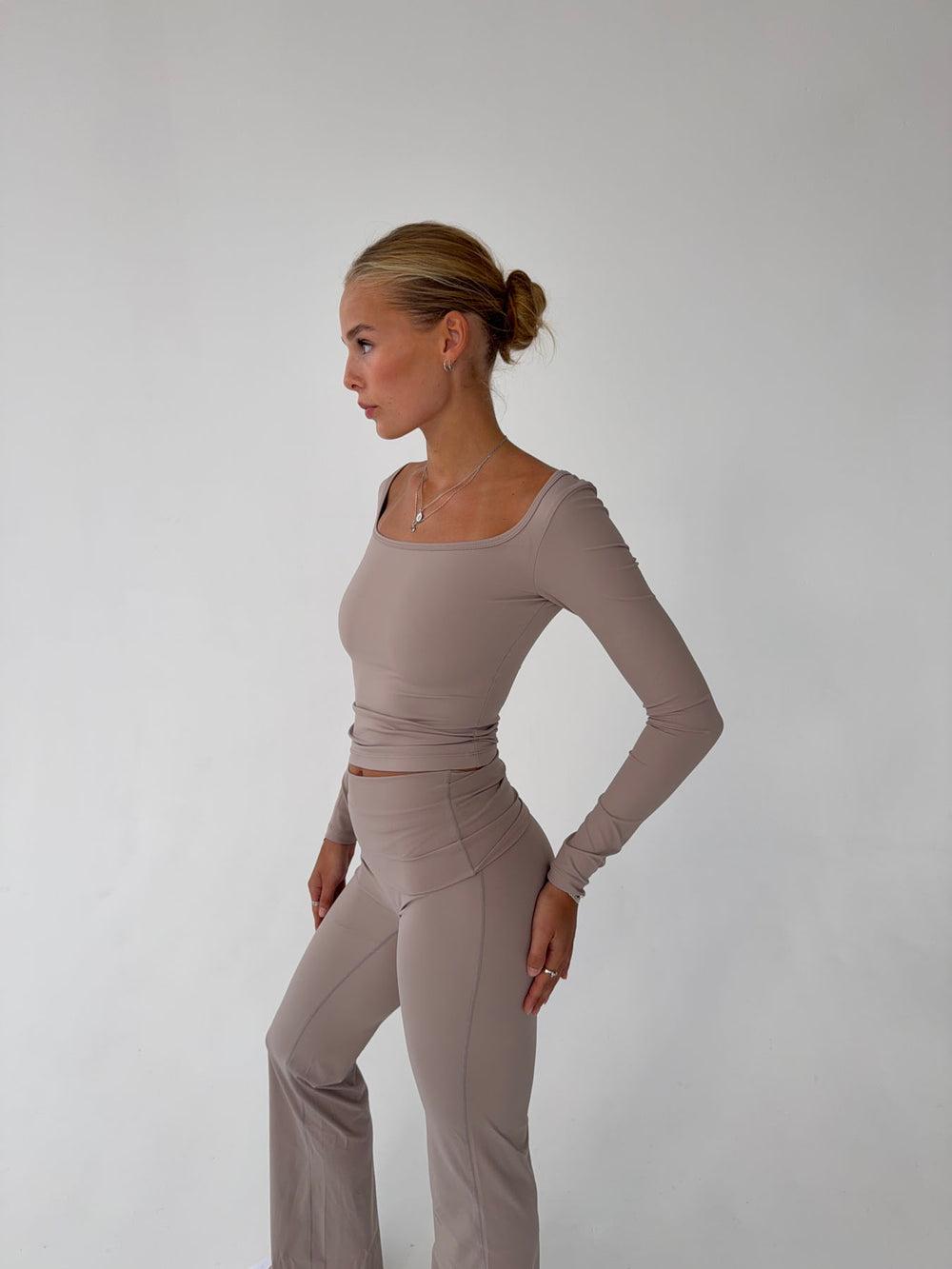 Clarity longsleeve blouse - Ash