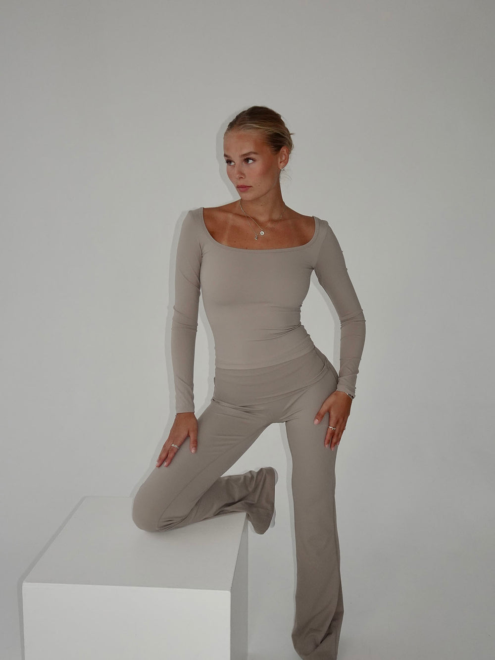 Clarity longsleeve blouse - Ash