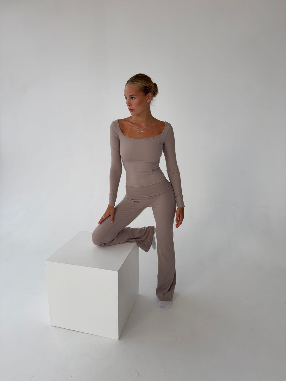 Clarity longsleeve blouse - Ash