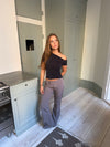 Adelita lavtaljede suitbukser - Taupe
