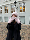 Fluffy handsker - Pink
