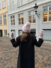 Fluffy handsker - Pink