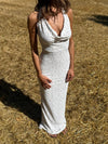 Sesia maxi blondekjole - Hvid