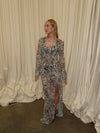 Amy kjole i zebraprint - Sort/hvid