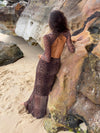 Colua kjole i leopard print - Brun