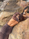 Colua kjole i leopard print - Brun