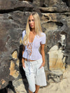 Silivia meshtop - Hvid