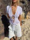 Silivia meshtop - Hvid
