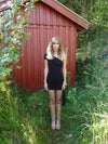 Tara minikjole - Sort