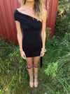 Tara minikjole - Sort