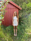 Kasy minikjole med pallietter - Beige