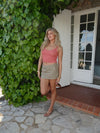 Viviane mininederdel - Beige