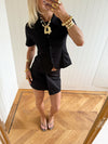 Scandivv mini suit nederdel - Sort