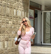 Motion wrap bluse - Candyfloss