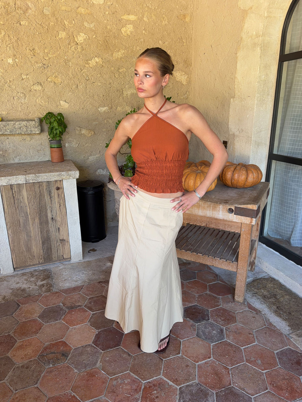 Takini nederdel - Beige